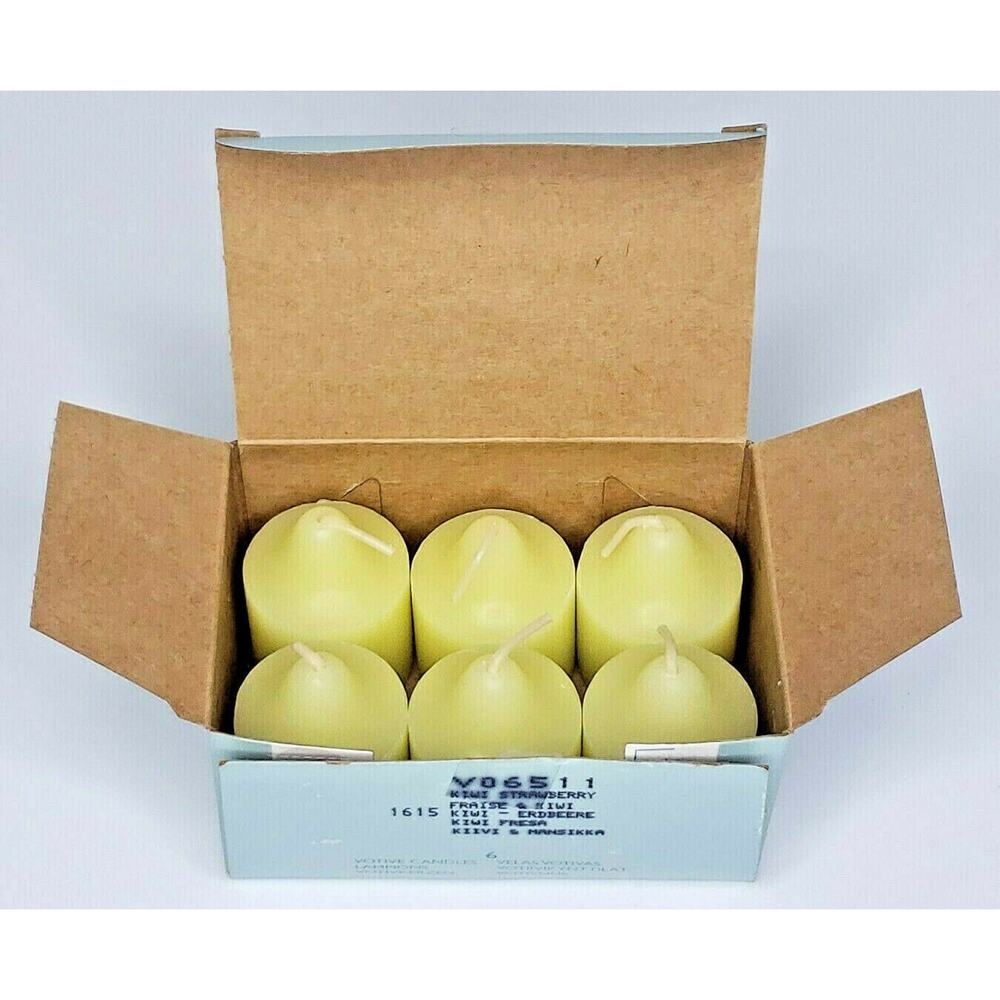Partylite 6 Votives New Box Kiwi Strawberry P1D/V06511‎